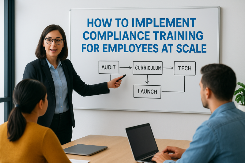 How to Implement Compliance Training for Employees at Scale
