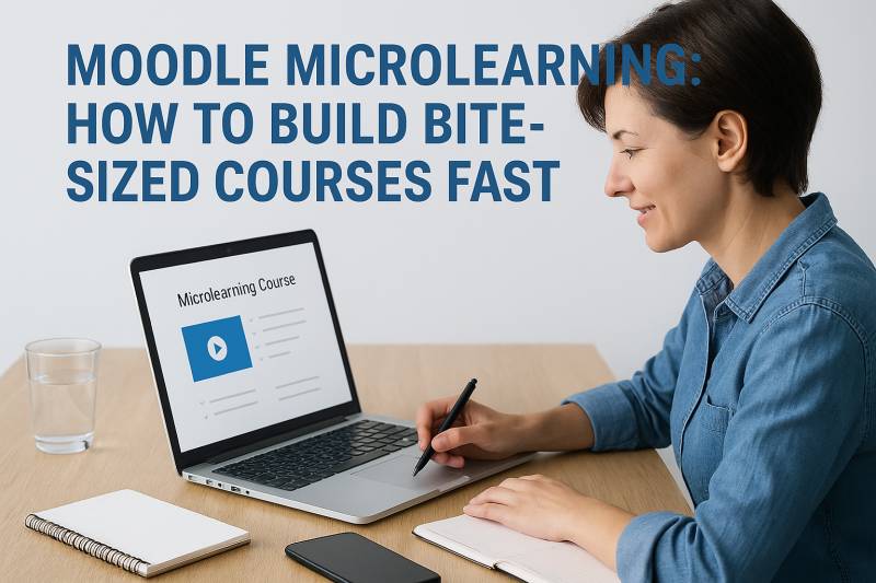 Moodle Microlearning: How To Build Bite-Sized Courses Fast