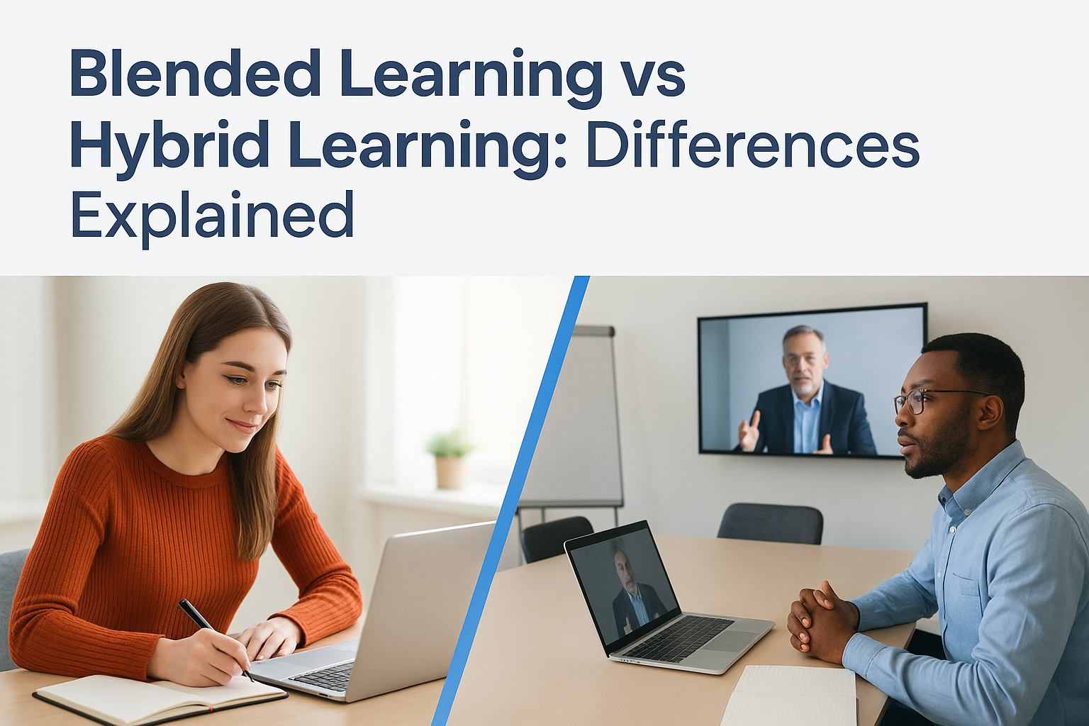 Blended Learning vs Hybrid Learning: Differences Explained – Training ...