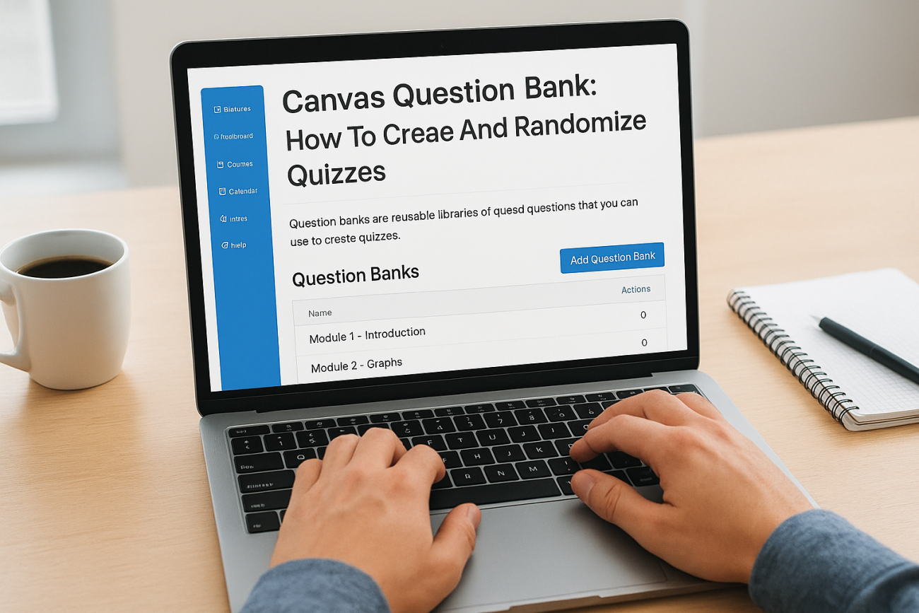 Canvas Question Bank: How To Create And Randomize Quizzes