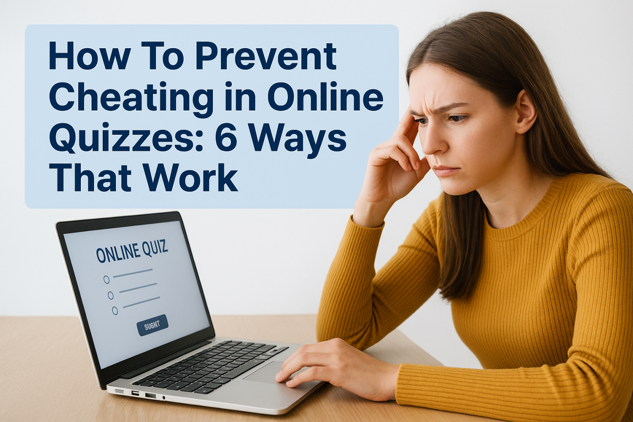 How To Prevent Cheating in Online Quizzes: 6 Ways That Work