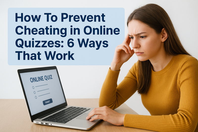 How To Prevent Cheating in Online Quizzes: 6 Ways That Work