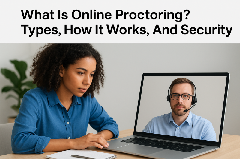 What Is Online Proctoring? Types, How It Works, And Security