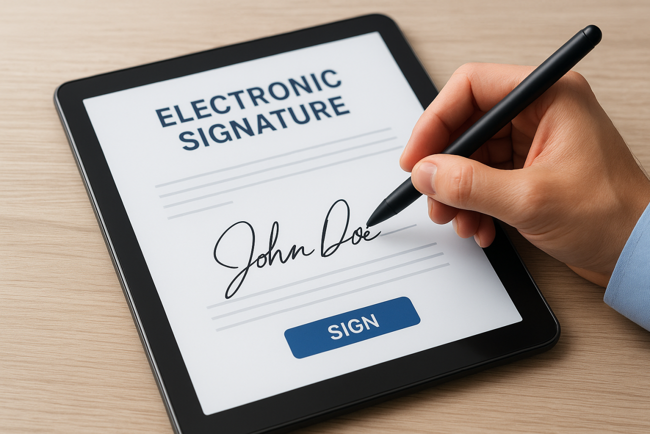Electronic Signature Definition: Meaning, Legality, Examples