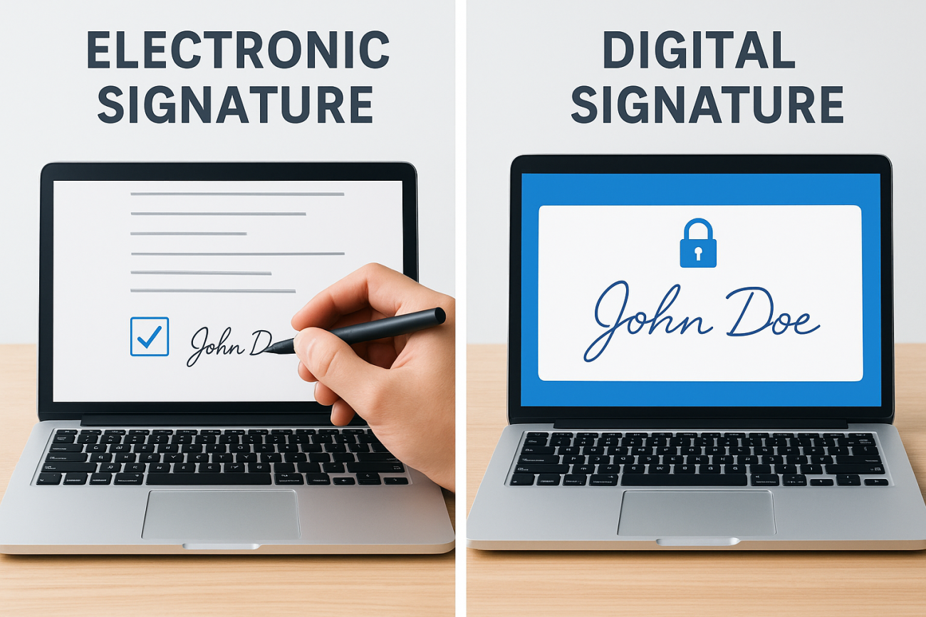 Electronic Signature vs Digital Signature: Key Differences