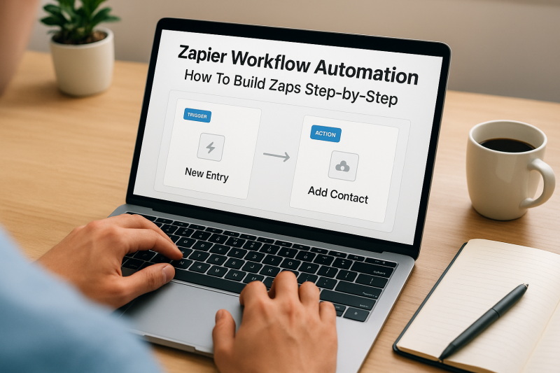 Zapier Workflow Automation: How To Build Zaps Step-by-Step