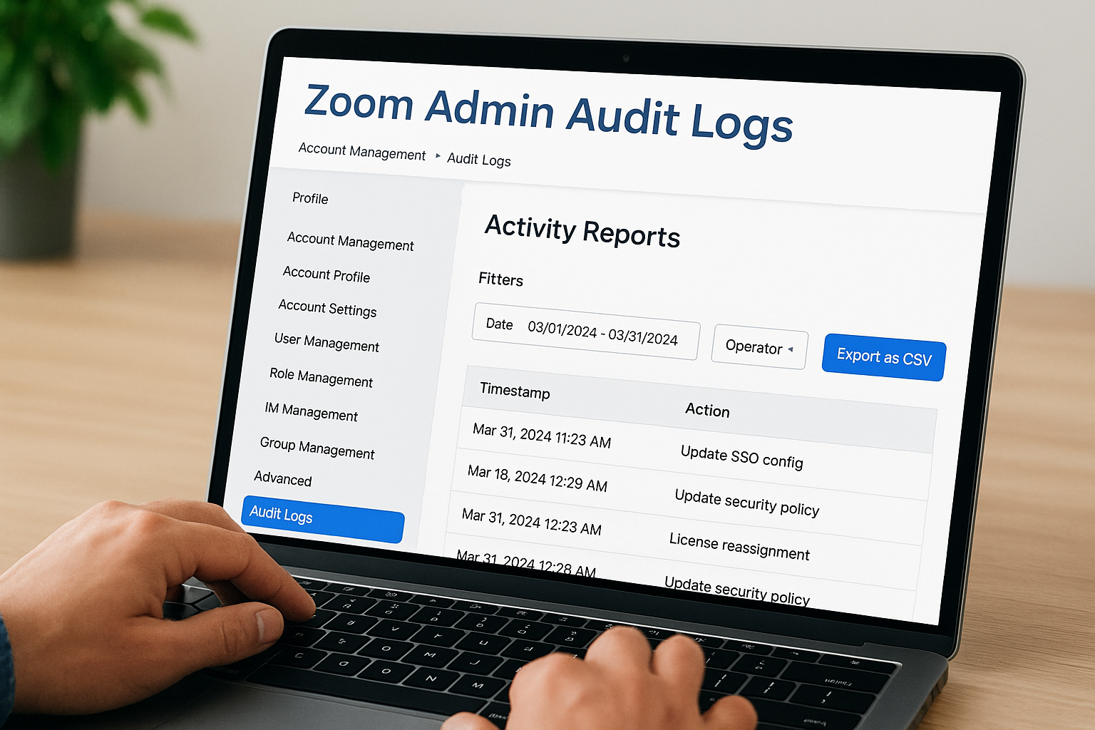 Zoom Admin Audit Logs: How To View, Filter, And Export – Training Central