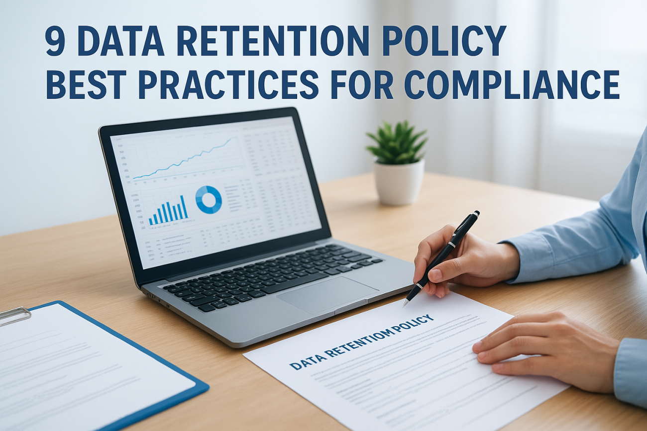 9 Data Retention Policy Best Practices for Compliance
