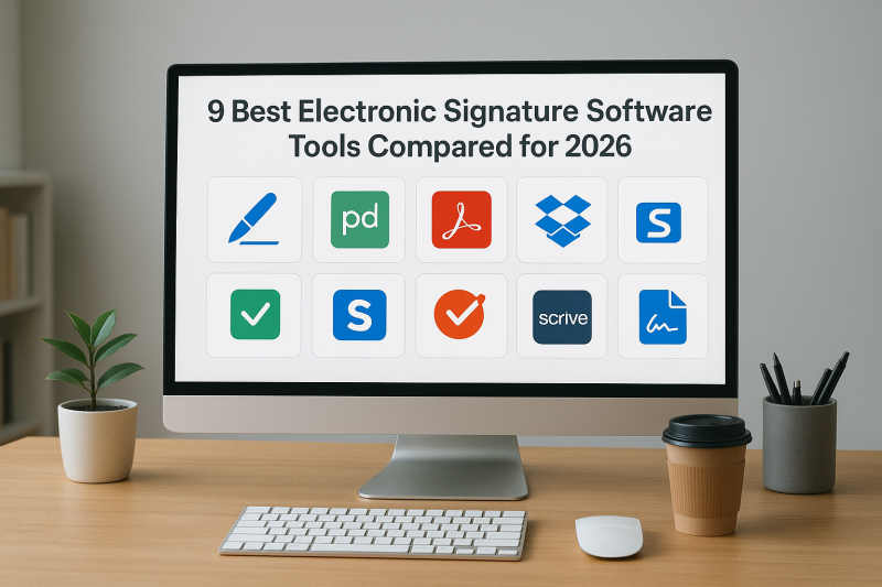 9 Best Electronic Signature Software Tools Compared for 2026