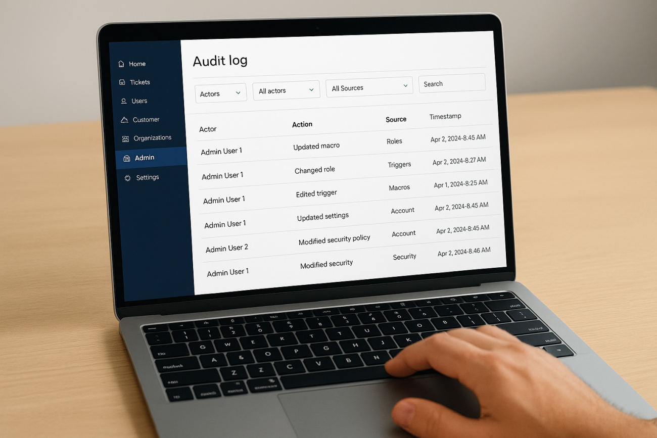 Zendesk Audit Log: What It Tracks and How to Use It