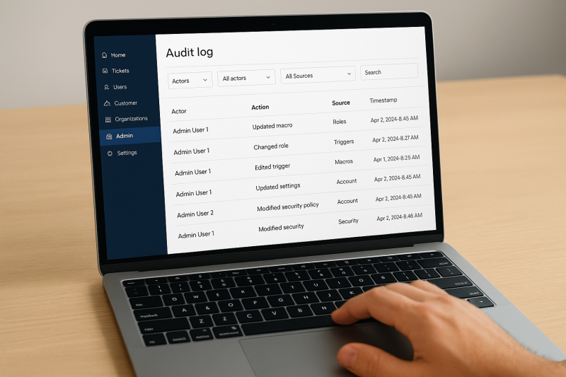 Zendesk Audit Log: What It Tracks and How to Use It