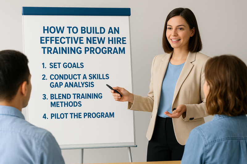 How to Build an Effective New Hire Training Program
