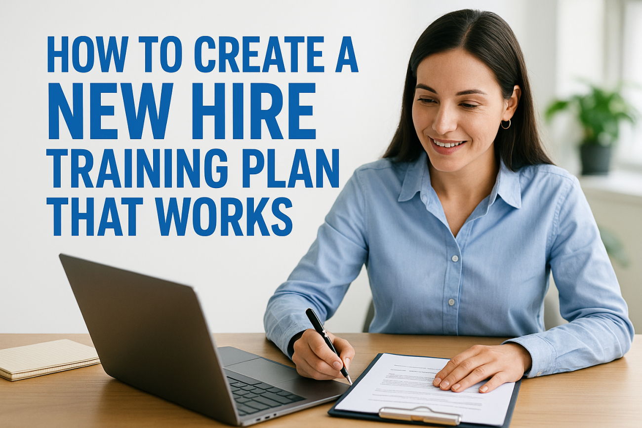How to Create a New Hire Training Plan That Works