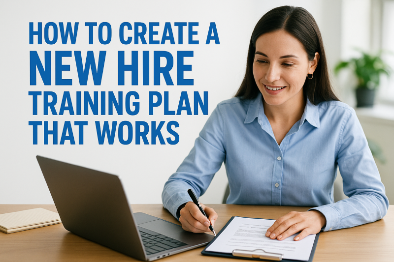 How to Create a New Hire Training Plan That Works