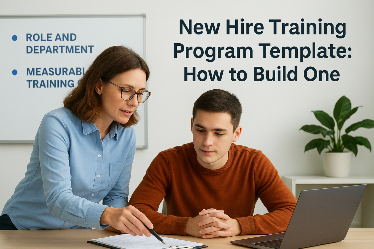 New Hire Training Program Template: How to Build One