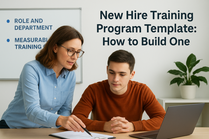 New Hire Training Program Template: How to Build One