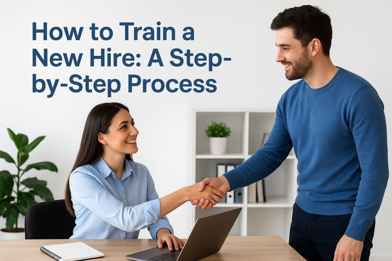 How to Train a New Hire: A Step-by-Step Process