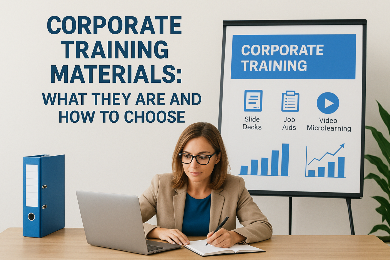 Corporate Training Materials: What They Are and How to Choose