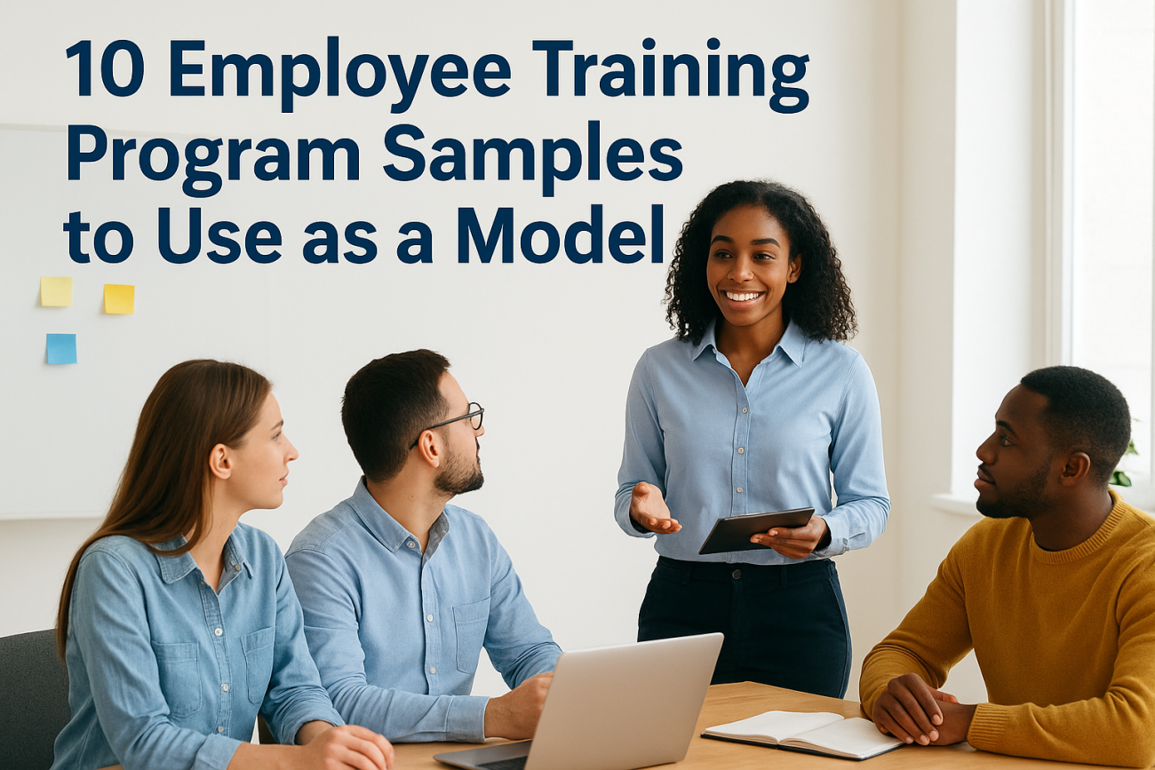 10 Employee Training Program Samples to Use as a Model