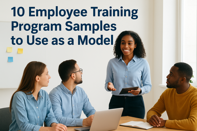 10 Employee Training Program Samples to Use as a Model