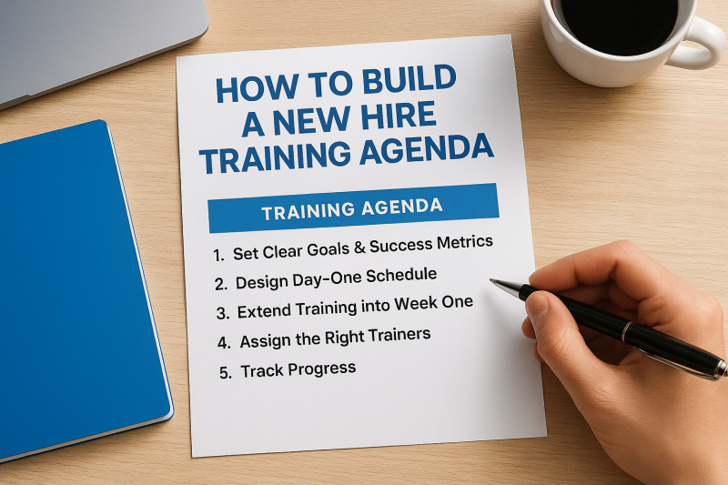 How to Build a New Hire Training Agenda That Works