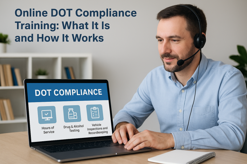 Online DOT Compliance Training: What It Is and How It Works